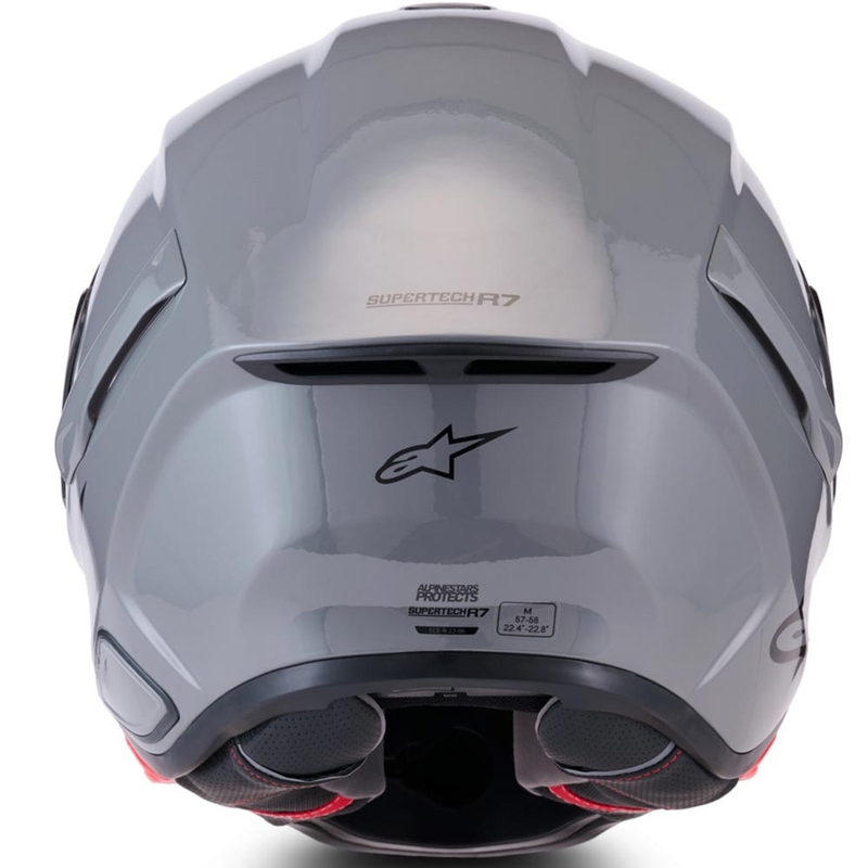 Alpinestars S-R7 Solid integralna motoristična čelada siva