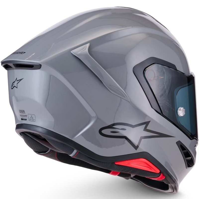 Alpinestars S-R7 Solid integralna motoristična čelada siva