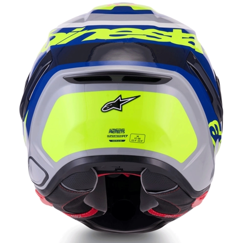 Alpinestars S-R7 Lumen integralna motoristična čelada srebrno-črna-roza-fluo rumena