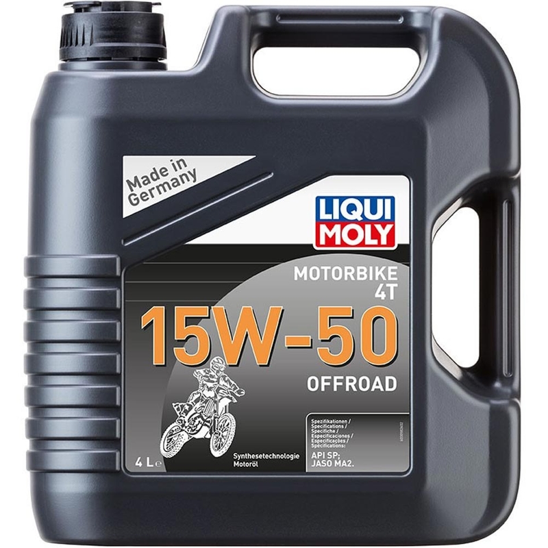 Sintetično motorno olje LIQUI MOLY Motorbike 4T 15W50 Offroad 4 l