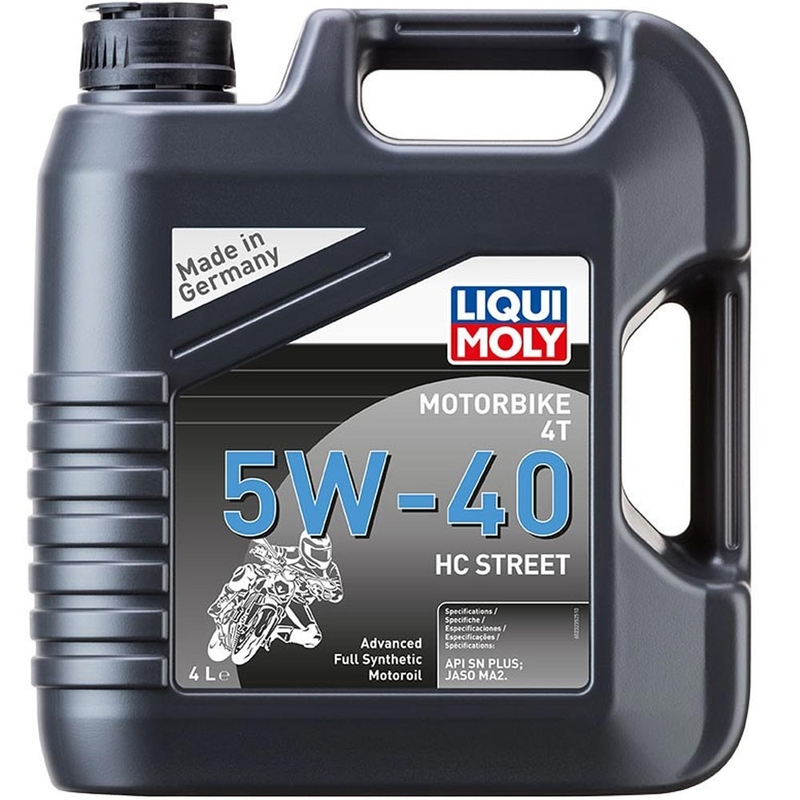 Sintetično motorno olje LIQUI MOLY Motorbike 4T 5W40 HC Street 4 l