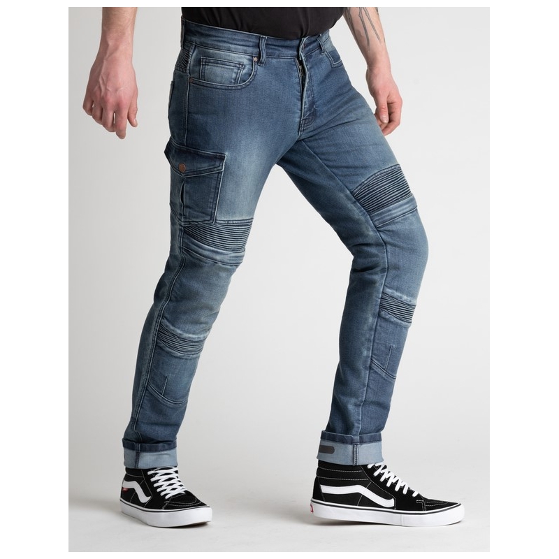 BROGER Ohio Blue Motorcycle Jeans razprodaja