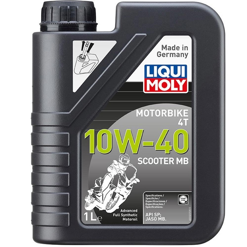 Sintetično motorno olje LIQUI MOLY Motorbike 4T 10W40 Scooter MB 1 l