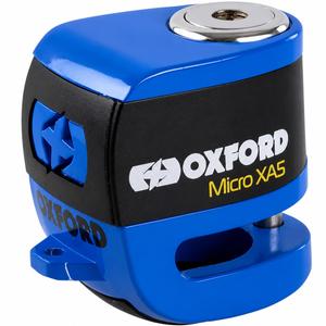 Ključavnica za kolutne zavore Oxford Micro XA5 - omejena izdaja, modra