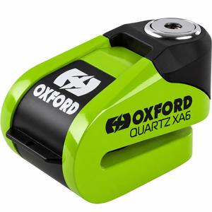 Ključavnica za kolutne zavore Oxford Quartz Alarm XA6 - omejena izdaja, zelena