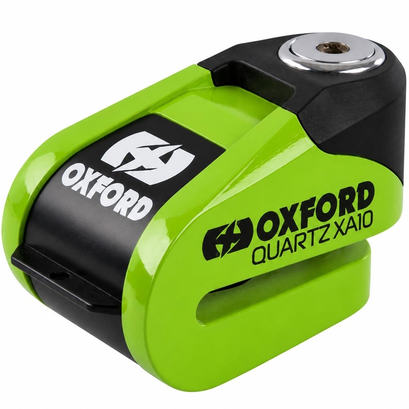Ključavnica za kolutne zavore Oxford Quartz Alarm XA10 - omejena izdaja, zelena