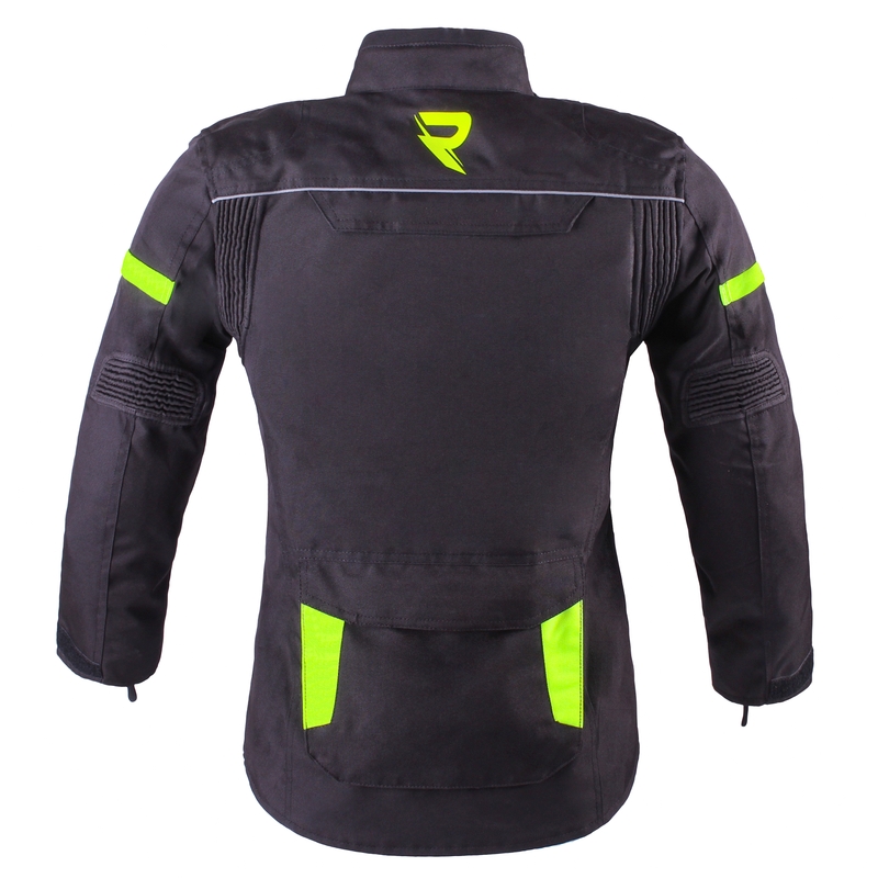 Otroška motoristična jakna Street Racer Drago black-fluo yellow razprodaja