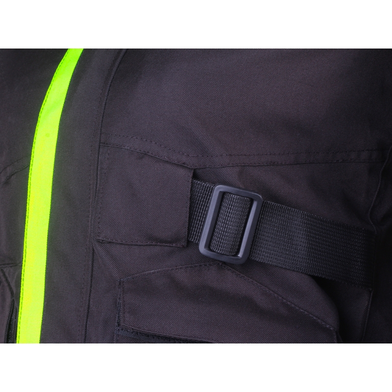 Otroška motoristična jakna Street Racer Drago black-fluo yellow razprodaja