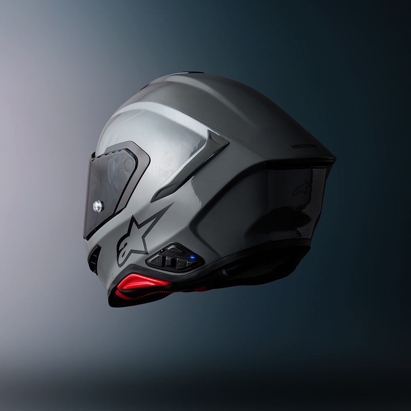 Bluetooth domofon za motor Alpinestars A-CONNECT, črne barve