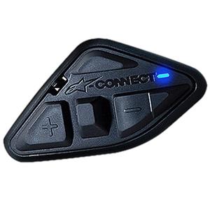 Bluetooth domofon za motor Alpinestars A-CONNECT, črne barve