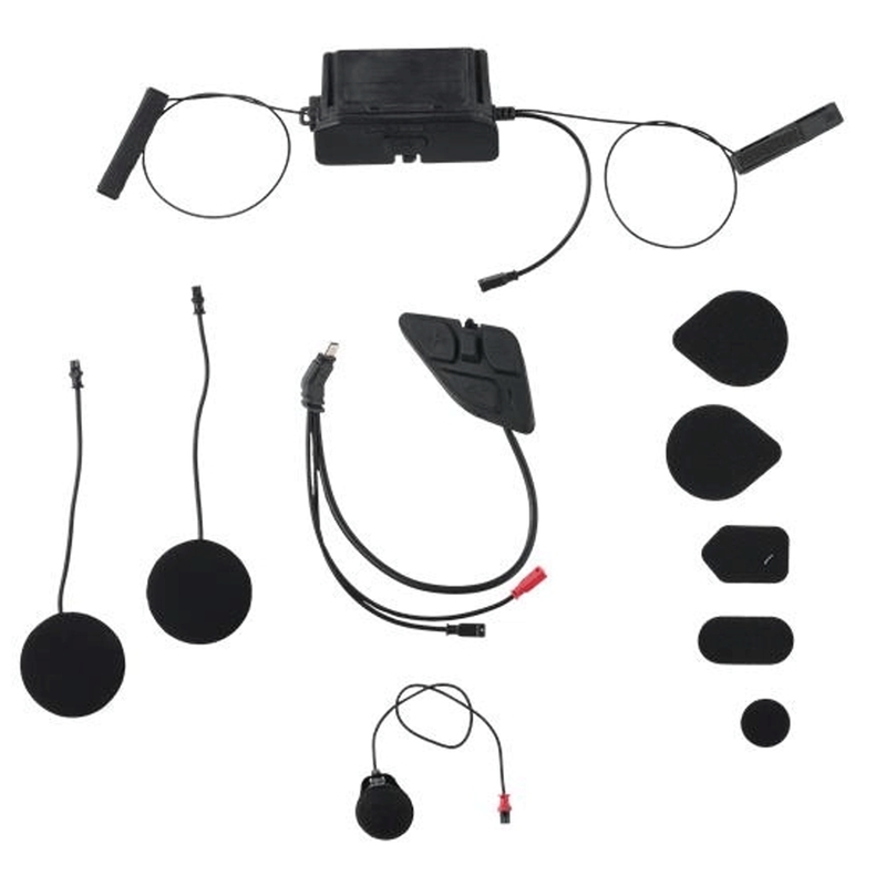 Bluetooth domofon za motor Alpinestars A-CONNECT, črne barve