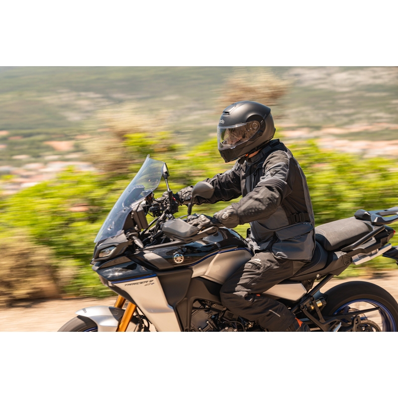 Motociklistična čelada Cardo Beyond GTS, polnega obraza, črna