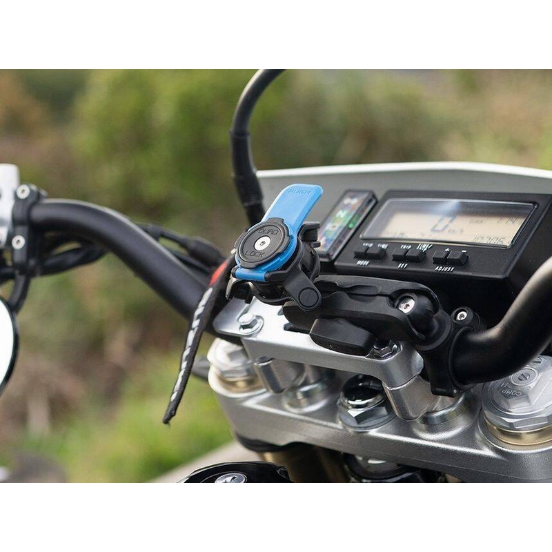 Držalo za telefon Quad Lock® 360 z vzvodom za sprostitev, modro-črno