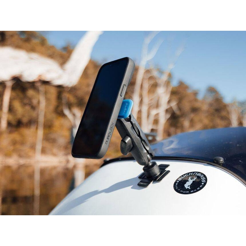 Držalo za telefon Quad Lock® 360 z vzvodom za sprostitev, modro-črno