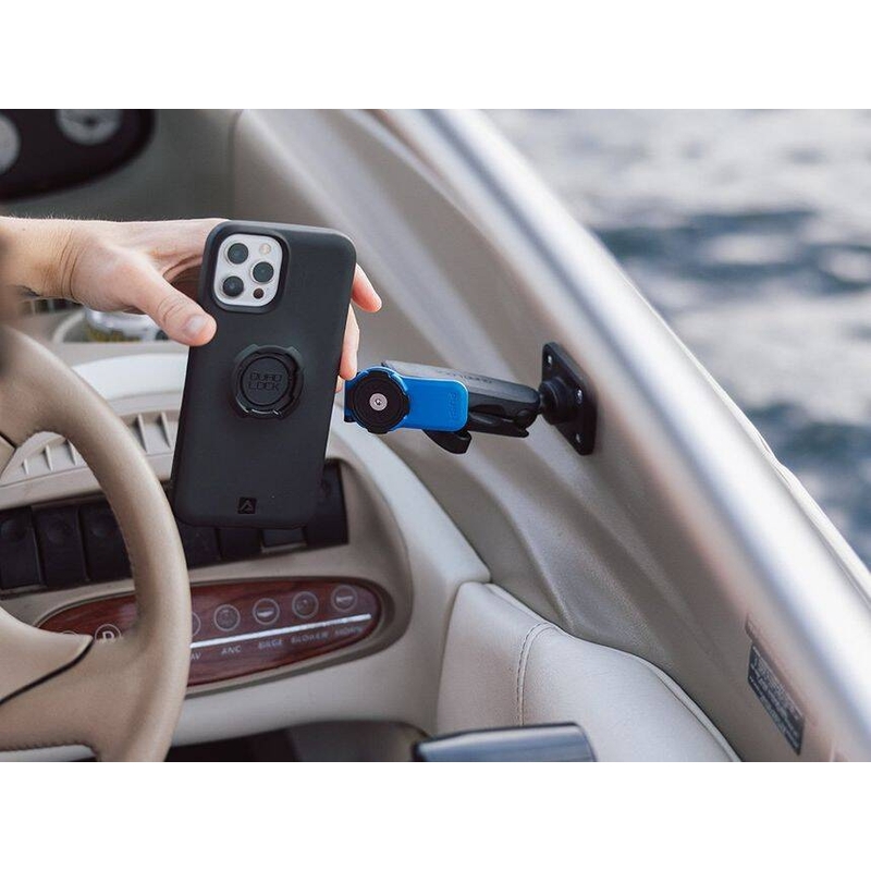Držalo za telefon Quad Lock® 360 z vzvodom za sprostitev, modro-črno