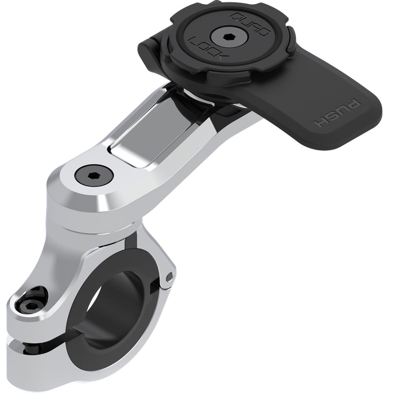 Nosilec za telefon Quad Lock® PRO za krmilo, kromiran