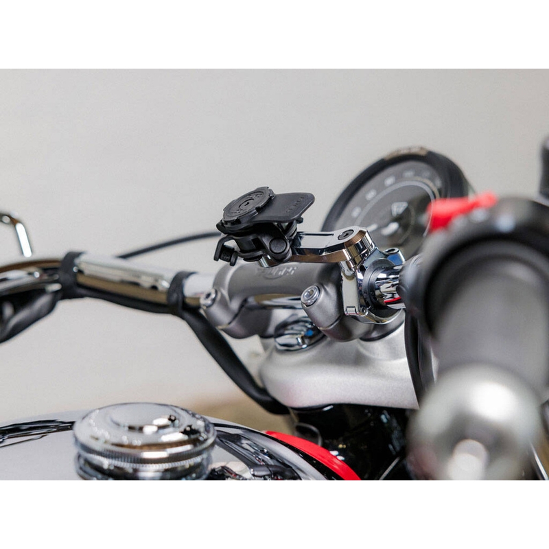 Nosilec za telefon Quad Lock® PRO za krmilo, kromiran
