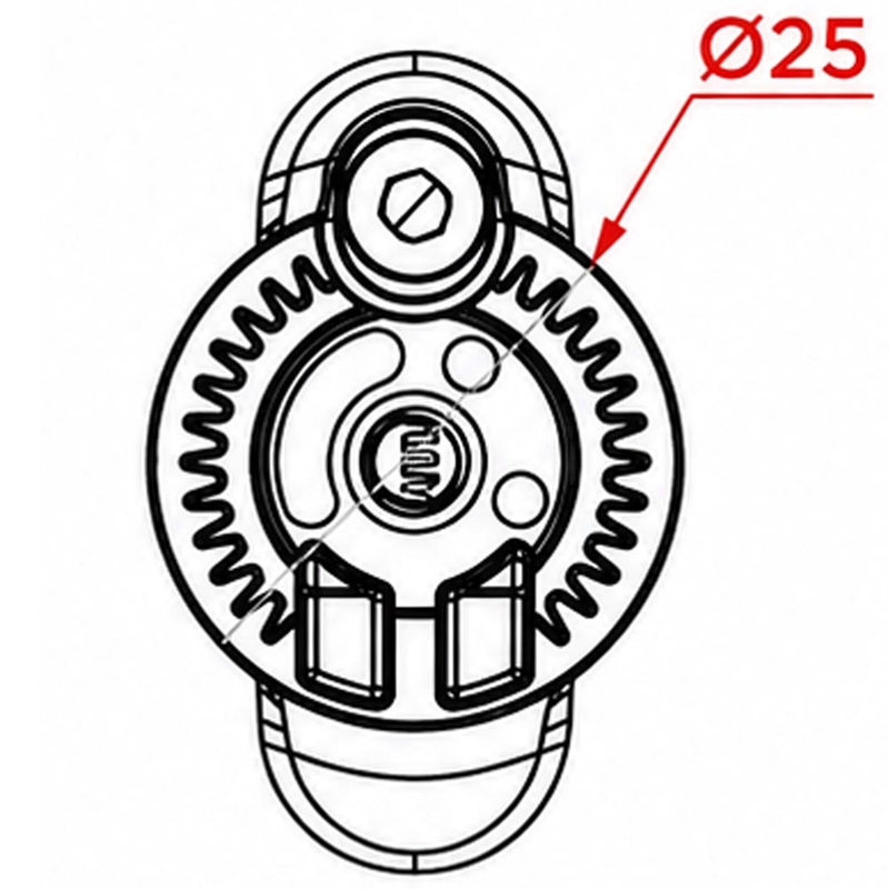 Podstavek za majhen nosilec telefona Quad Lock® 360 V2, črne barve