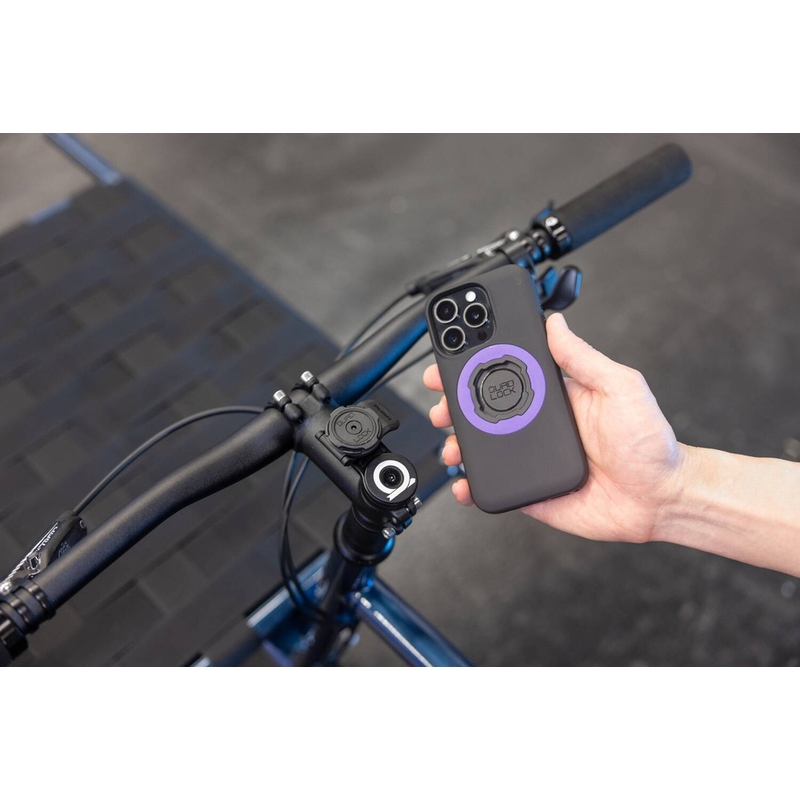 Nosilec pokrovčka krmila Quad Lock® črne barve