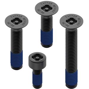 Komplet vijakov proti kraji Quad Lock® črne barve
