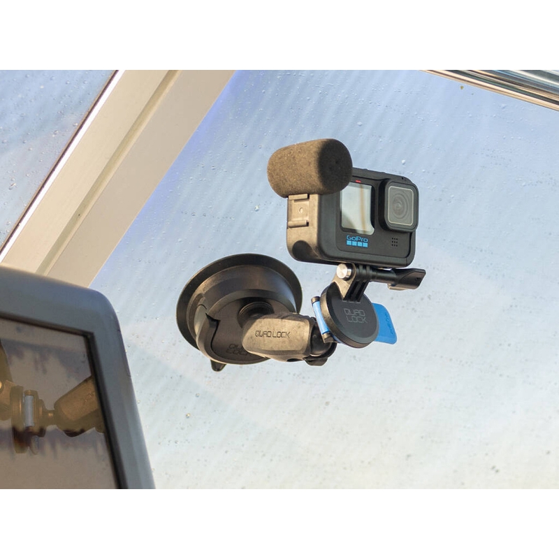 Adapter za športno kamero Quad Lock® - standardni GoPro črne barve