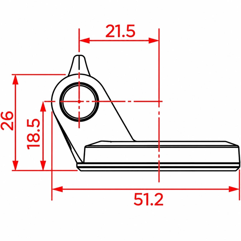 Adapter za športno kamero Quad Lock® - standardni GoPro črne barve