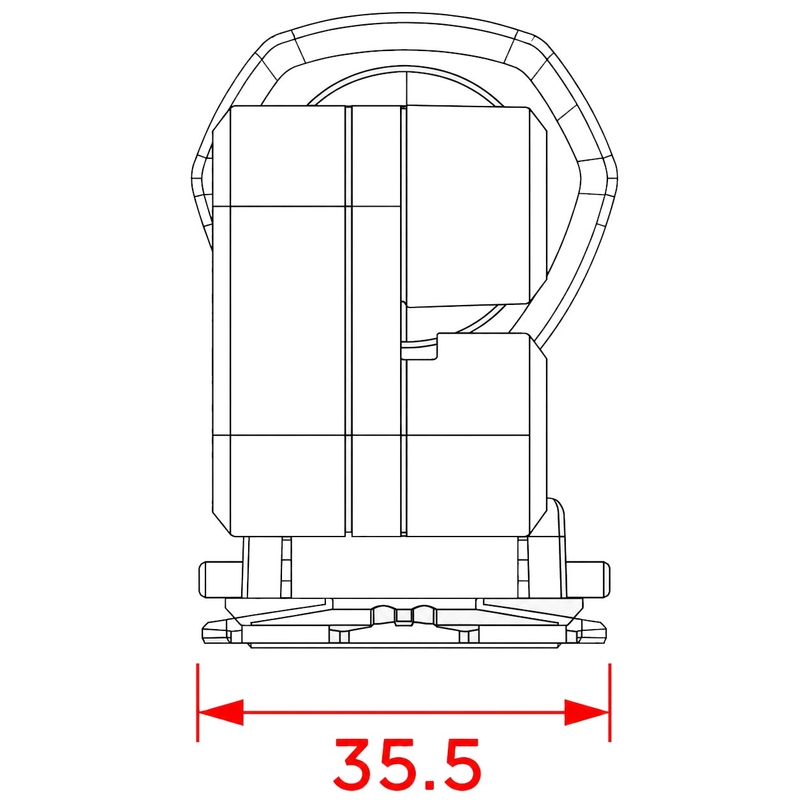 Črno stojalo Quad Lock®