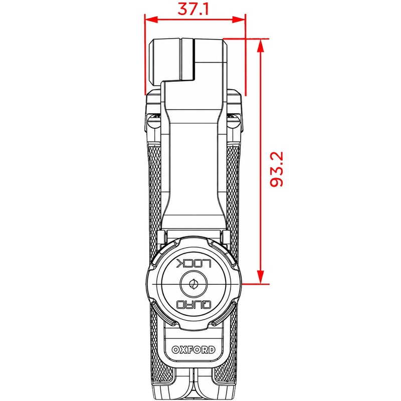Črno stojalo Quad Lock®
