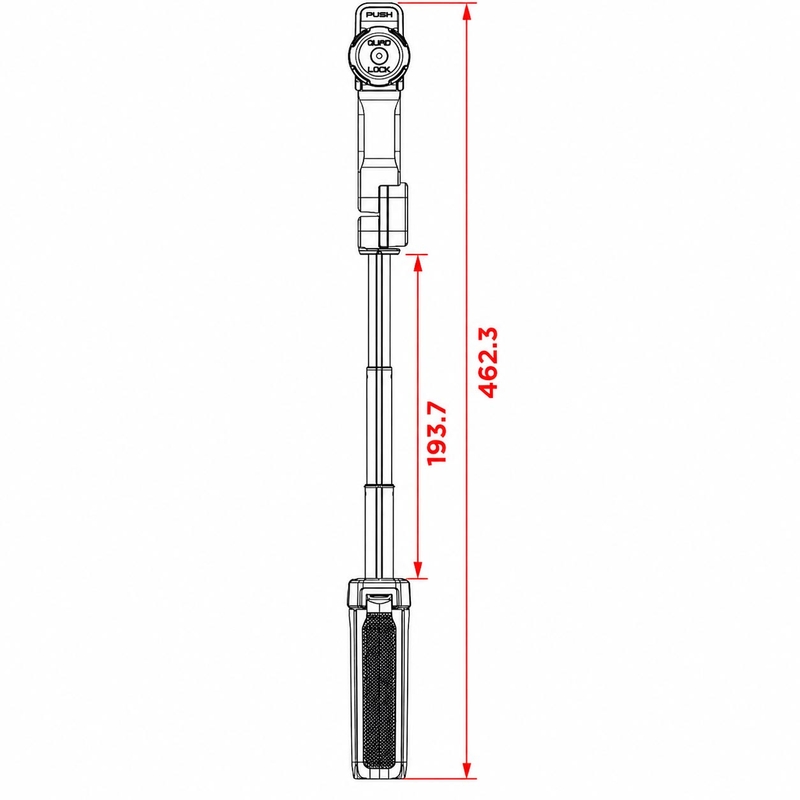 Črno stojalo Quad Lock®