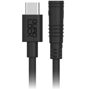 Črn napajalni kabel Quad Lock®