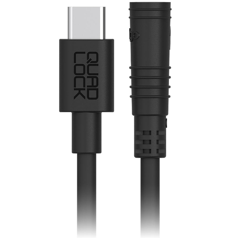 Črn napajalni kabel Quad Lock®