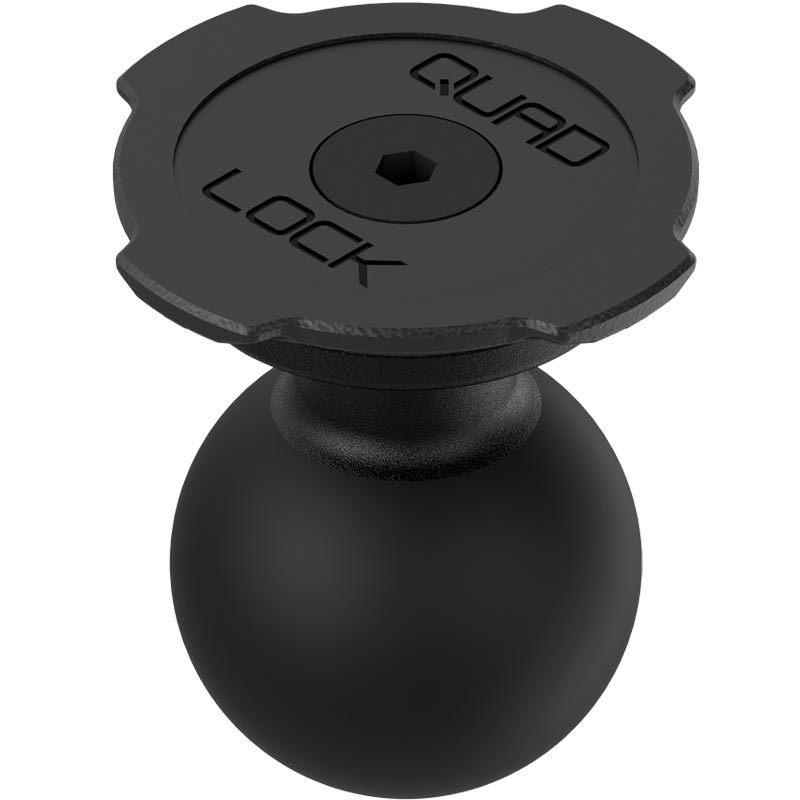 Quad Lock® Car - adapterji za zgornji pokrovček s kroglo, črni