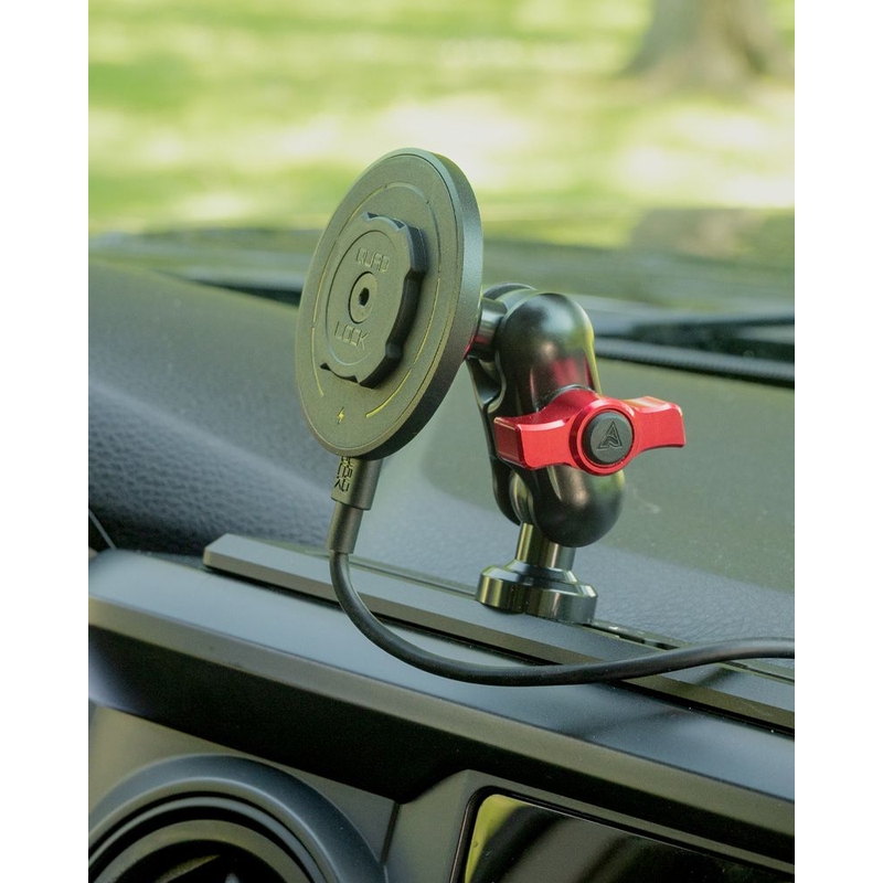 Quad Lock® Car - adapterji za zgornji pokrovček s kroglo, črni