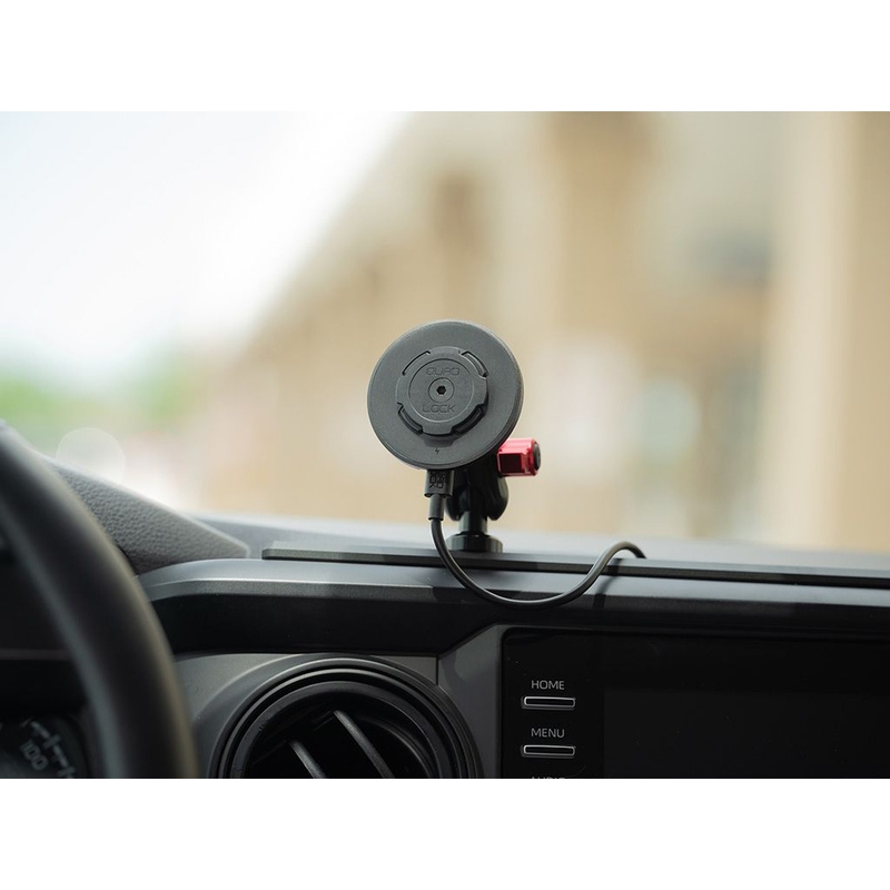 Quad Lock® Car - adapterji za zgornji pokrovček s kroglo, črni