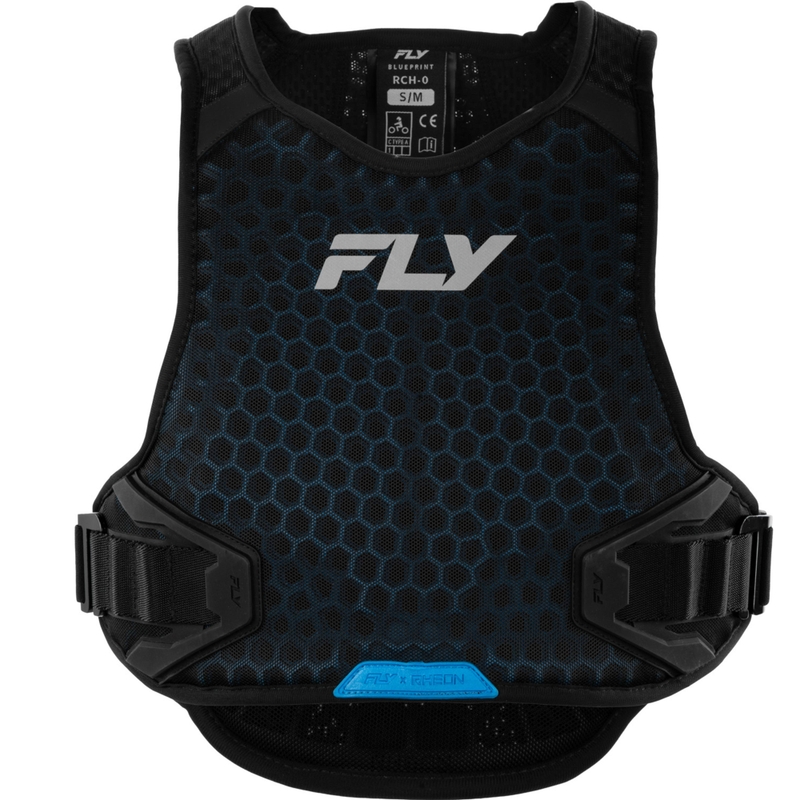 Ščitnik za prsi in hrbet FLY Racing Blueprint RCH-0 črne barve