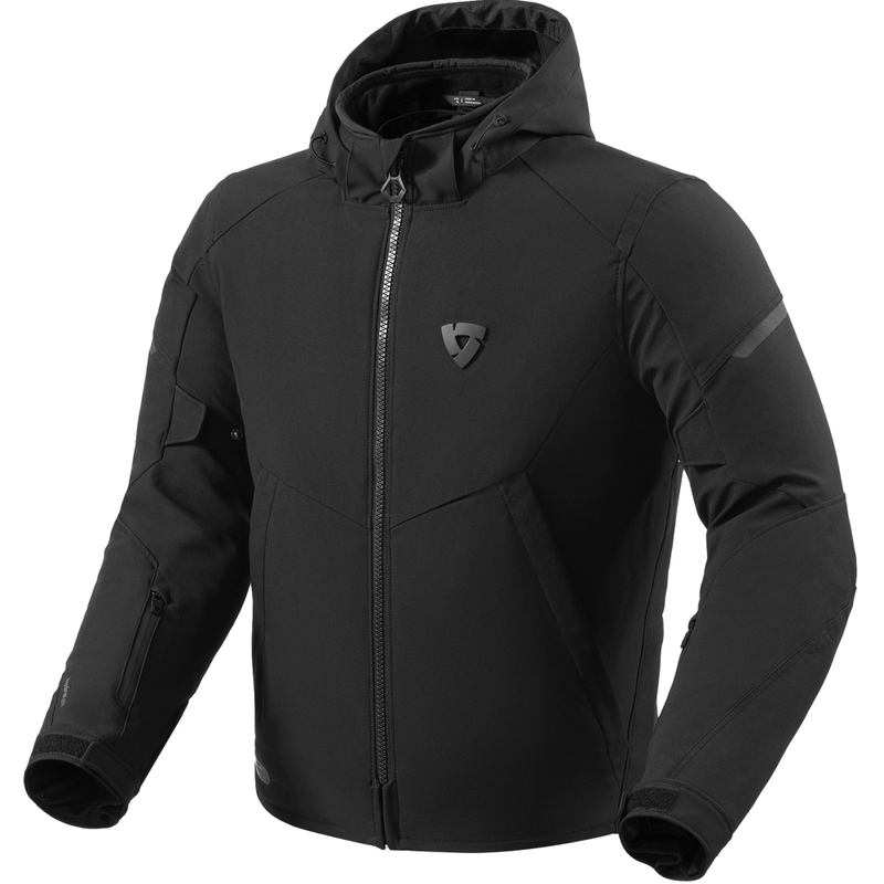 Moto jakna Revit Afterburn 2 H20 črna