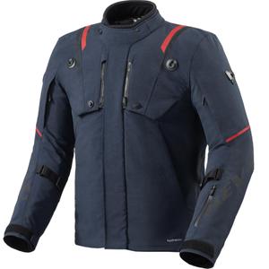 Moto jakna Revit Fractal H2O temno modra