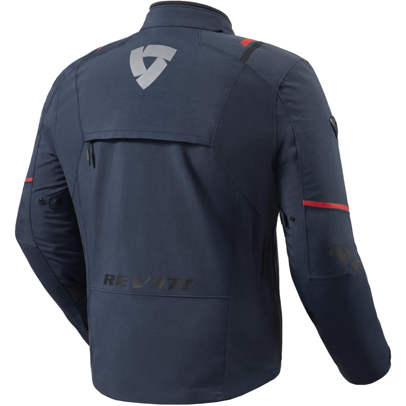 Moto jakna Revit Fractal H2O temno modra