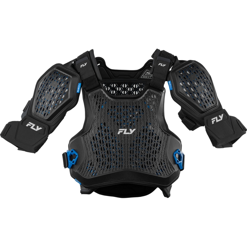 Ščitnik za prsi in hrbet FLY Racing Blueprint RCH-3 črne barve