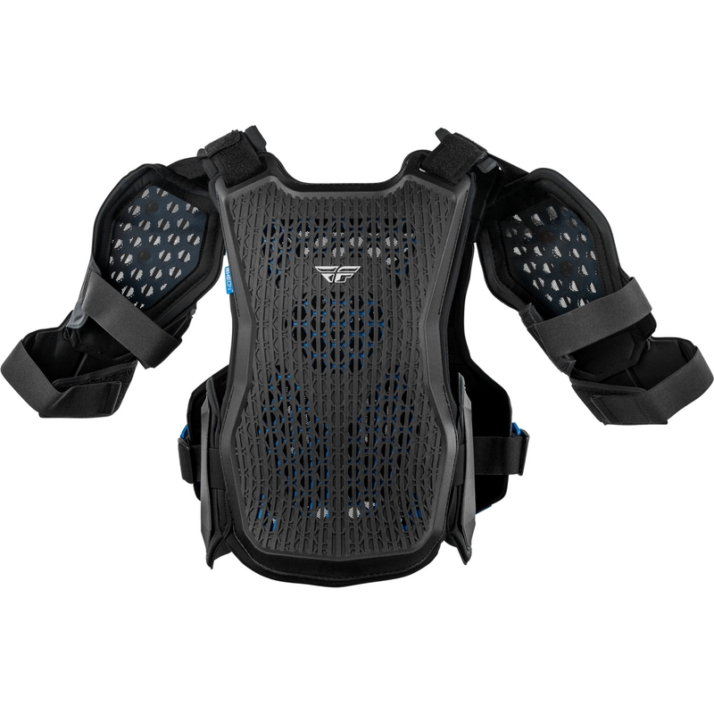 Ščitnik za prsi in hrbet FLY Racing Blueprint RCH-3 črne barve