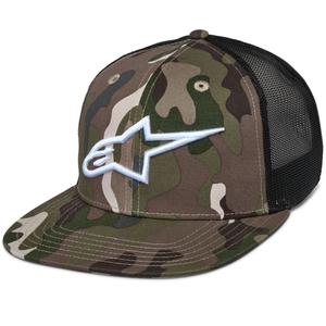 Kapa Alpinestars Corp zelena kamuflažno-črna