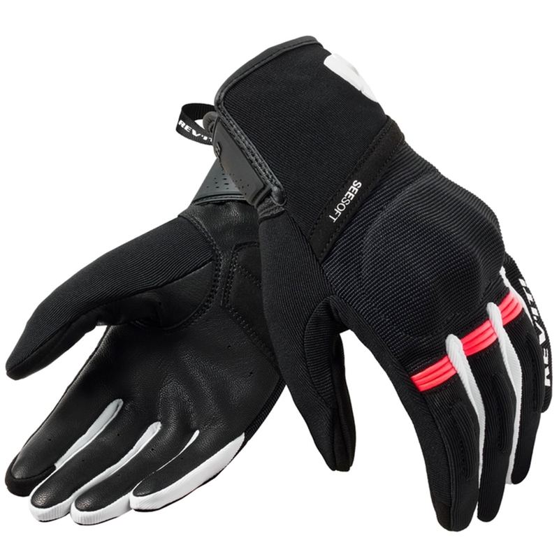 Ženske rokavice Revit Mosca 2 Black and Pink Motorcycle Gloves