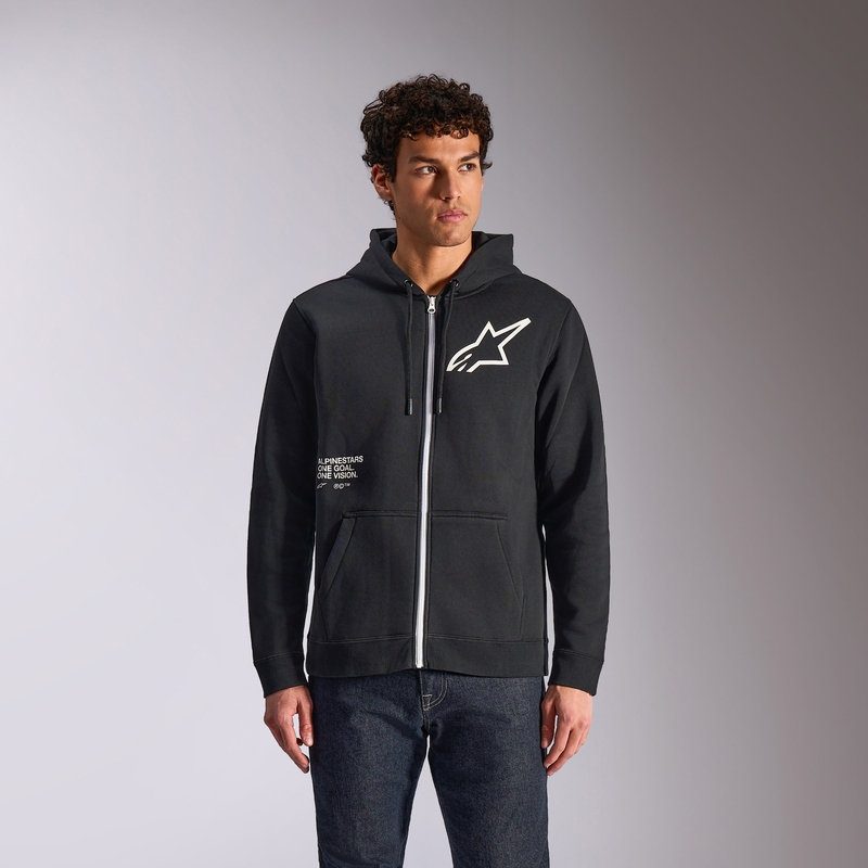 Alpinestars Prečna jopa s kapuco črna