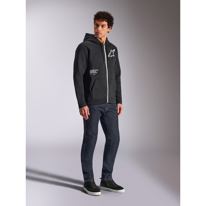 Alpinestars Prečna jopa s kapuco črna