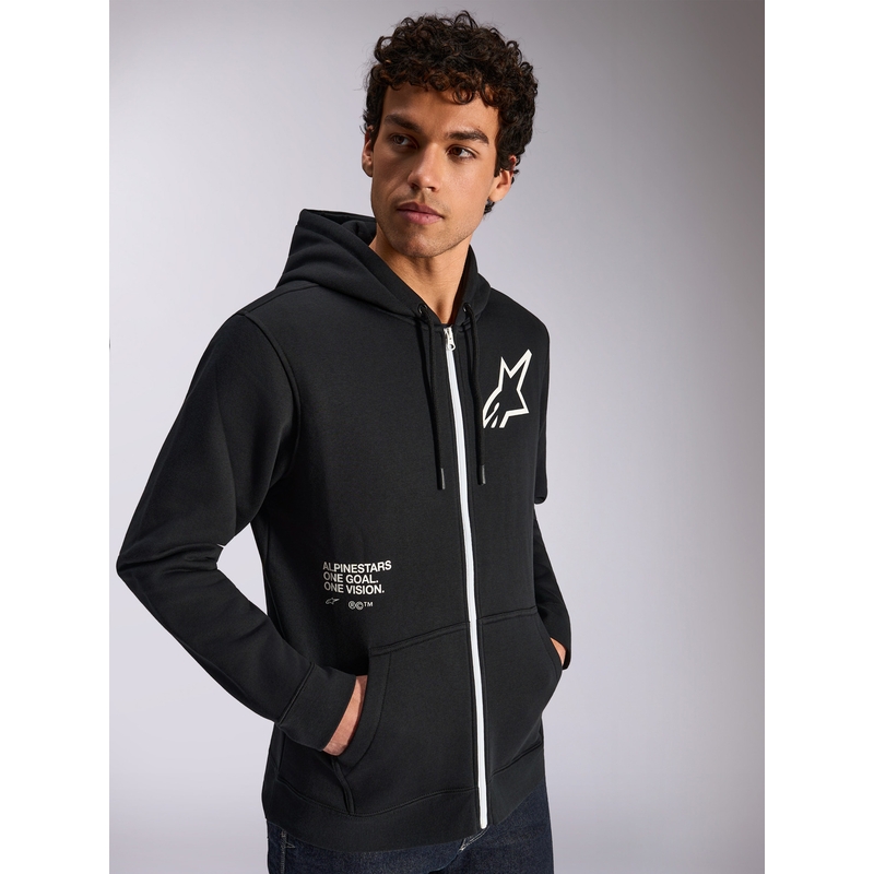 Alpinestars Prečna jopa s kapuco črna