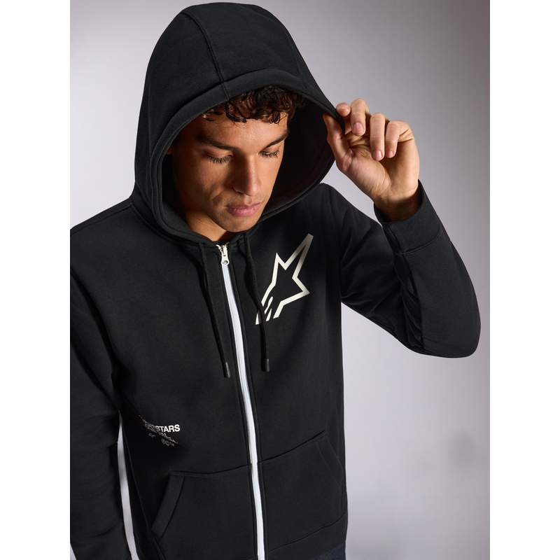 Alpinestars Prečna jopa s kapuco črna