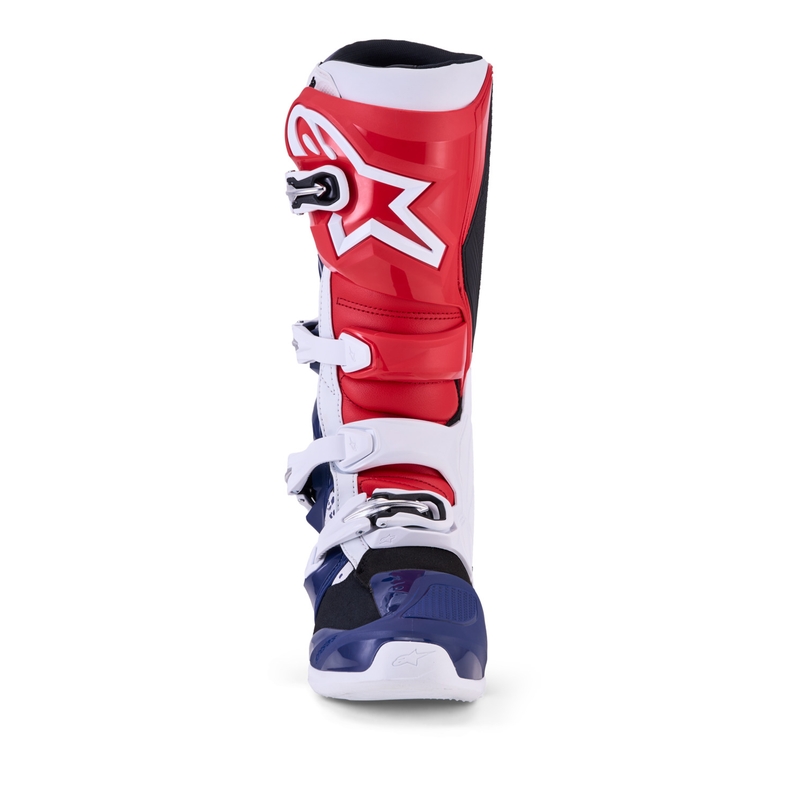Motokros škornji Alpinestars TECH 7 UNITY rdeče-belo-modri