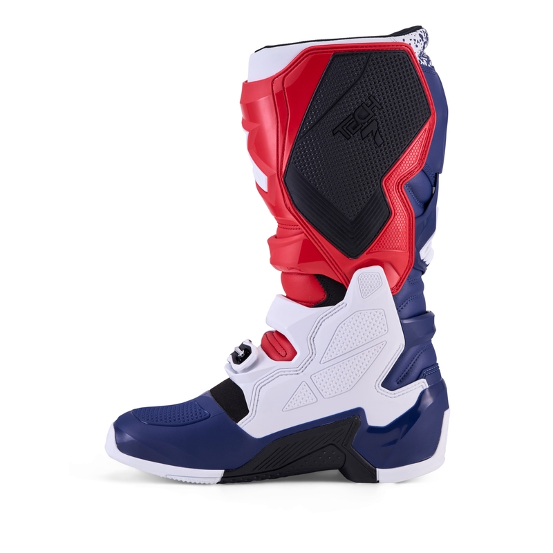 Motokros škornji Alpinestars TECH 7 UNITY rdeče-belo-modri