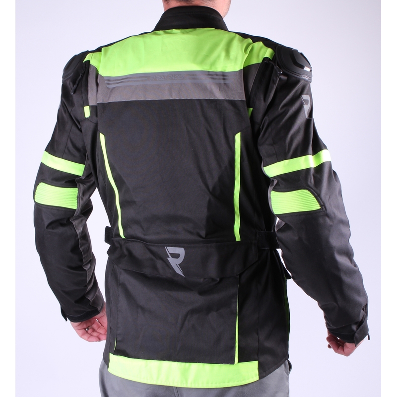 Street Racer Blow Black-Fluo Yellow Motorcycle Jacket razprodaja