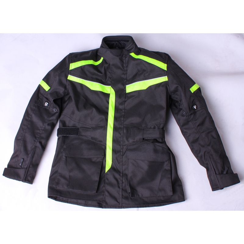 Otroška motoristična jakna Street Racer Kid black-fluo yellow razprodaja